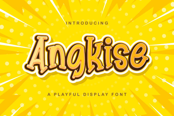 Angkise: The Playful Display Font for Modern Marketers