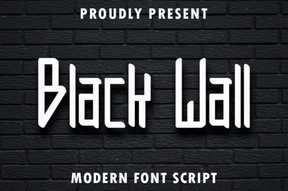 Black Wall Display Font for Modern Web Design