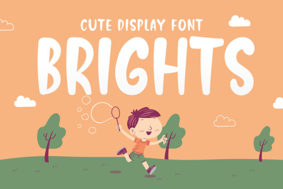 Brights: A Fun and Cute Display Font for Editorial Charm