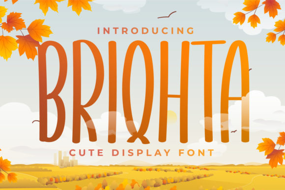Briqhta: A Playful Display Font for Modern Web Design