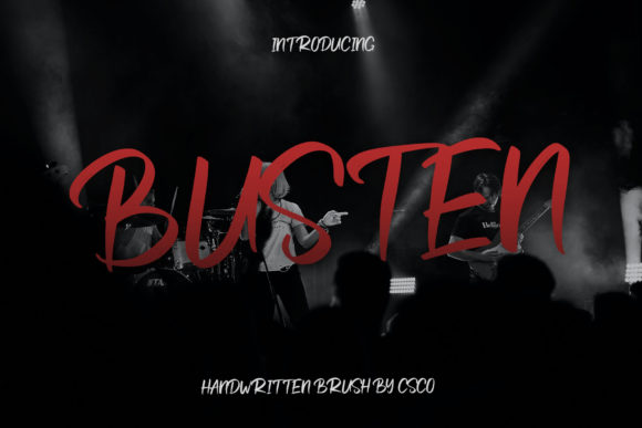 Busten: A Bold Display Font for Modern Digital Brands