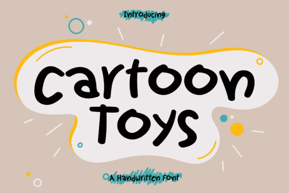 Cartoon Toys: A Chunky Display Font for Playful Branding