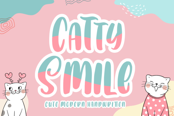 Catty Smile: A Joyful Display Font for Playful Designs
