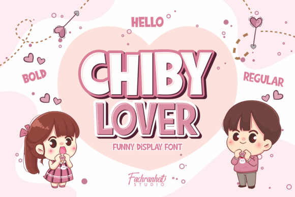Chiby Lover: A Bold Display Font for Playful Branding Projects
