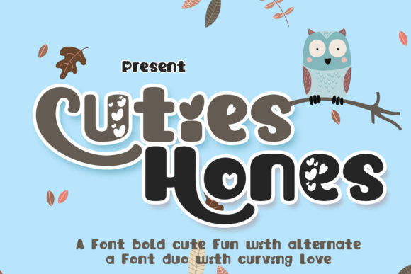 Cuties Hones: A Whimsical Display Font for Brands
