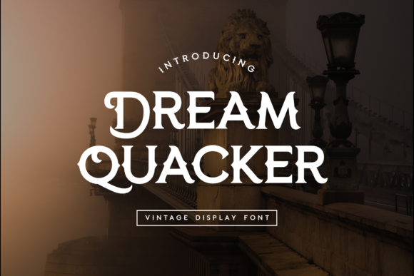 Dream Quacker Display Font for Bold Retro Website Design