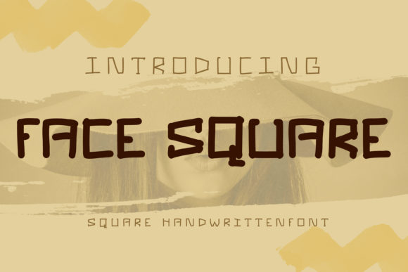 Face Square Display Font for Standout Branding