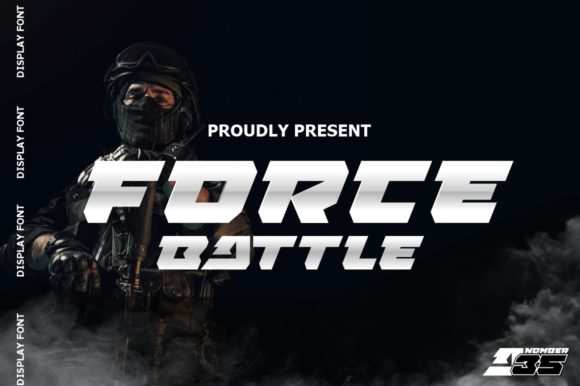 Force Battle: Bold Aggressive Display Font for Marketing
