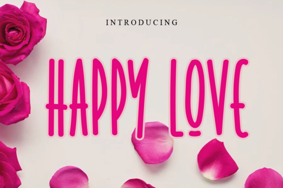 Happy Love Font: A Natural Display Typeface for Scroll-Stopping Brand Content