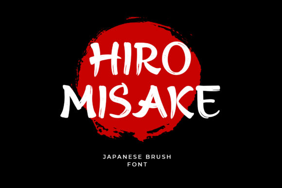 Hiro Misake Display Font for Authentic Japanese Branding