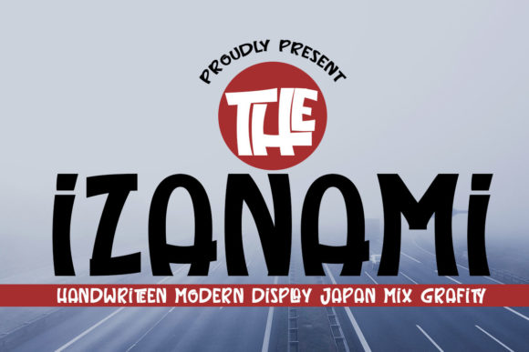 Izanami Font for Makers and Creative Product Design
