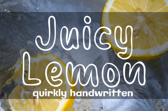 Juicy Lemon Display Font for Modern Web Design