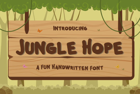 Jungle Hope Font: A Friendly Display Typeface for Campaigns