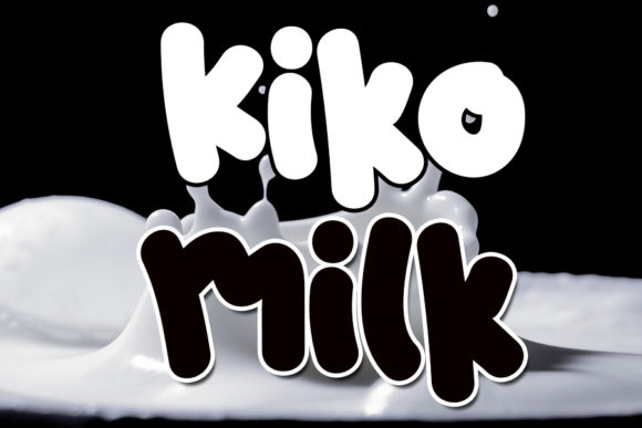 Kiko Milk: A Bold & Playful Display Font for Standout Branding