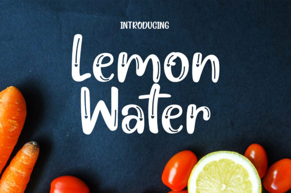 Lemon Water: A Neat and Quirky Display Font for Creative Branding Projects