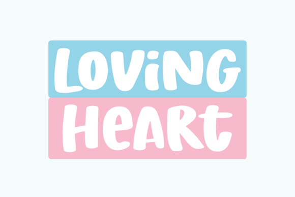 Loving Heart Font: A Playful Display Typeface for Crafters