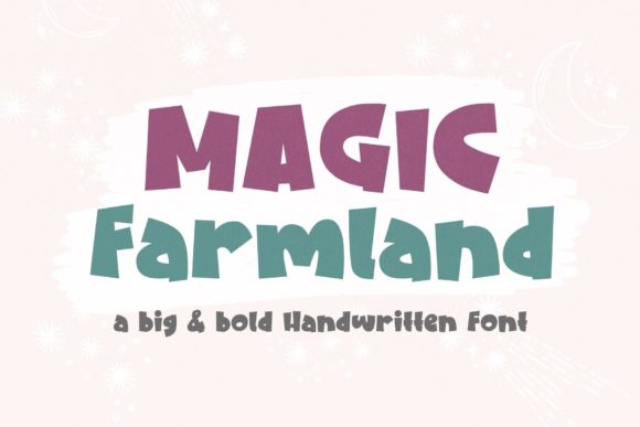 Magic Farmland Font for Children’s Branding