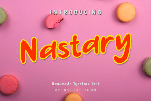Nastary: A Cute Display Font for Playful Web Brands