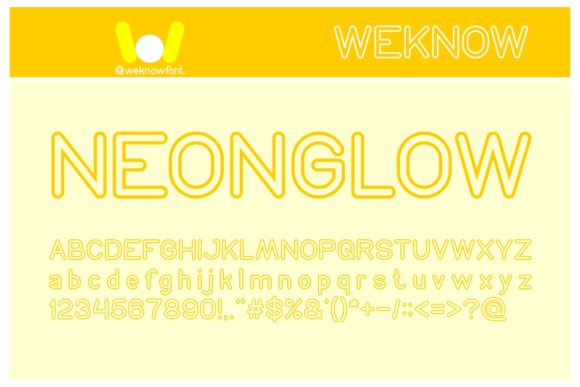 Neon Glow Display Font for Scroll-Stopping Visuals