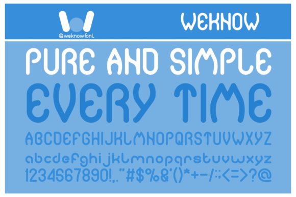 Pure and Simple Every Time Font for Editorial Projects