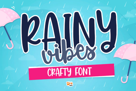 Rainy Vibes Font: A Playful Display Font for Memorable Branding