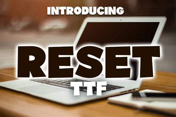 Reset Font: A Bold Display Typeface for Editorial Impact