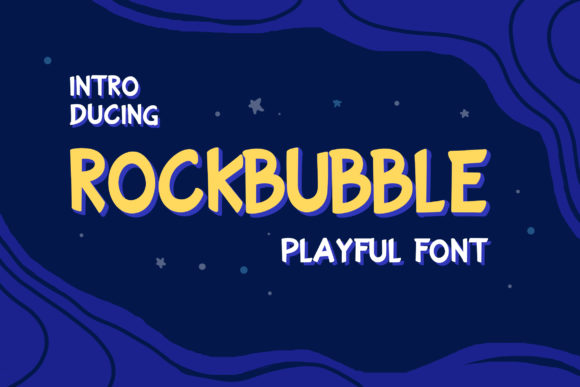 Rockbubble: A Playful Display Font for Children’s Content
