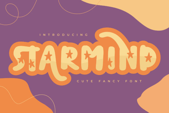 Starmind: A Cute Display Font for Crafty Brand Identities