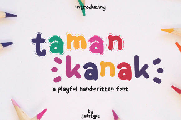 Taman Kanak: A Sweet and Friendly Display Font for Thoughtful Design