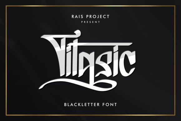 Titasic Font: Bold Display Typography for Publishers