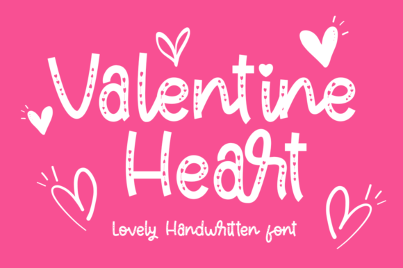 Valentine Heart: A Cute and Friendly Display Font for Editorial Warmth