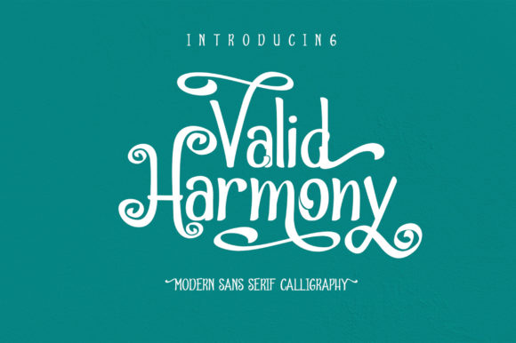 Valid Harmony: A Modern Display Font for Editorial Calm